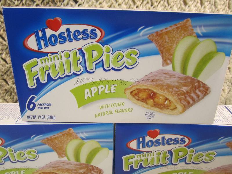 lot 60 image: 3 Boxes Hostess Mini Fruit Pies App...