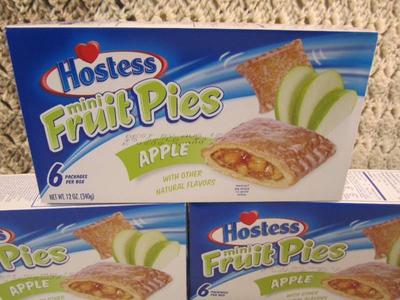lot 62 image: 3 Boxes Hostess Mini Fruit Pies App...