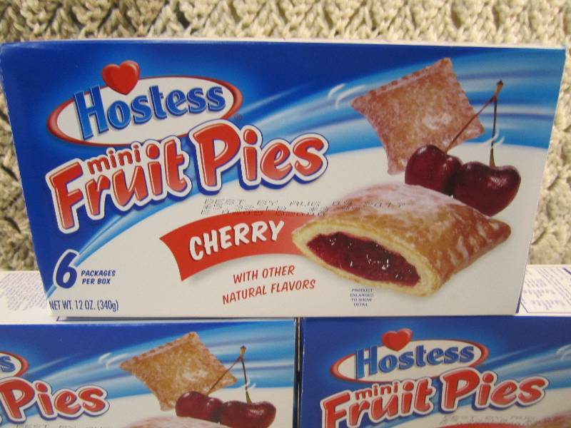lot 66 image: 3 Boxes Hostess Mini Fruit Pies Che...