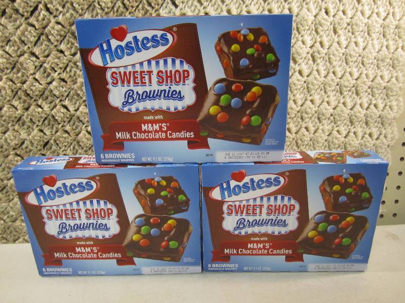 lot 71 image: 3 Boxes Hostess Sweet Shop Brownies...