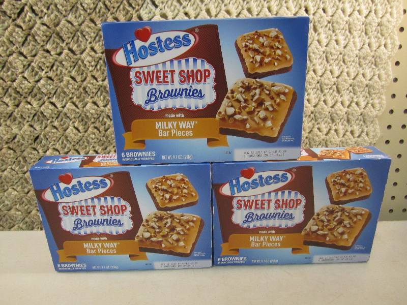 lot 73 image: 3 Boxes Hostess Sweet Shop Brownies...