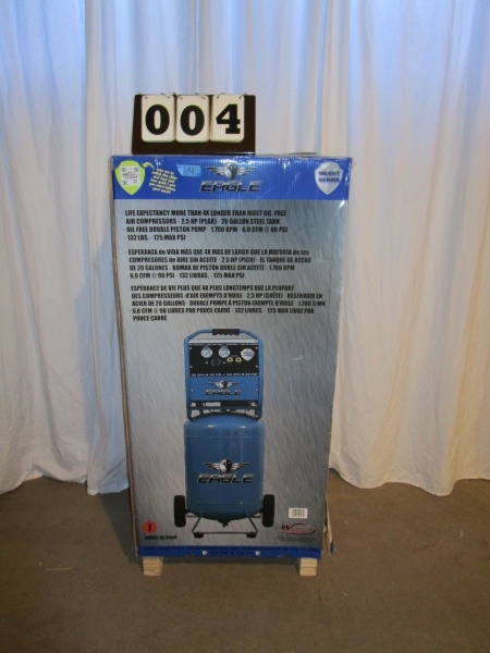 Eagle Silent Series 20 Gallon Air Compressor