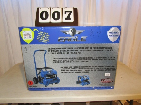 Eagle Silent Series 5.5 Gallon Air Compressor
