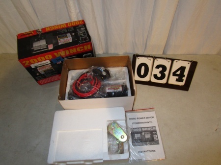 Wood Power 2000 lb Winch