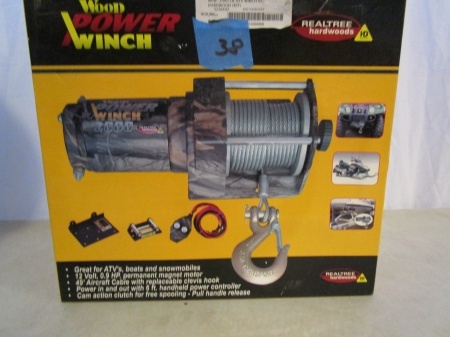 Wood Power 2000 lb Winch Kit - RealTree