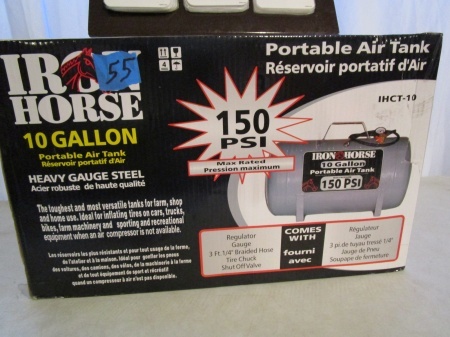 Iron Horse 10 Gallon Portable Air Tank