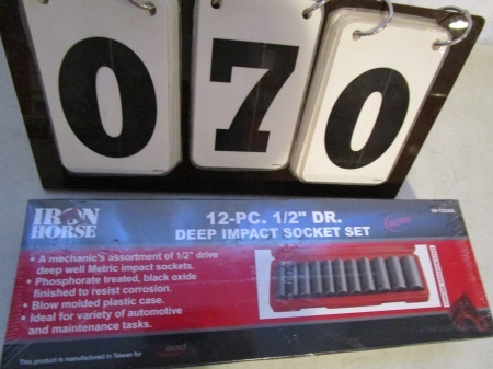 Iron Horse 12 pc 12 Deep Socket Metic Impact Set