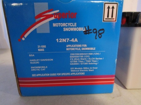 Superior ATV-Motorcycle-Snowmobile Battery