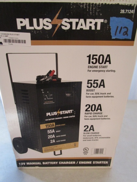 Plus Start Battery Charger