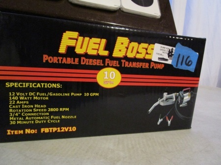 Fuel Boss Portable Diesel Fuel Transfer Pump