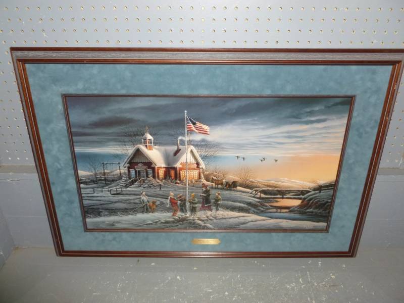 lot 2 image: Terry Redlin Print