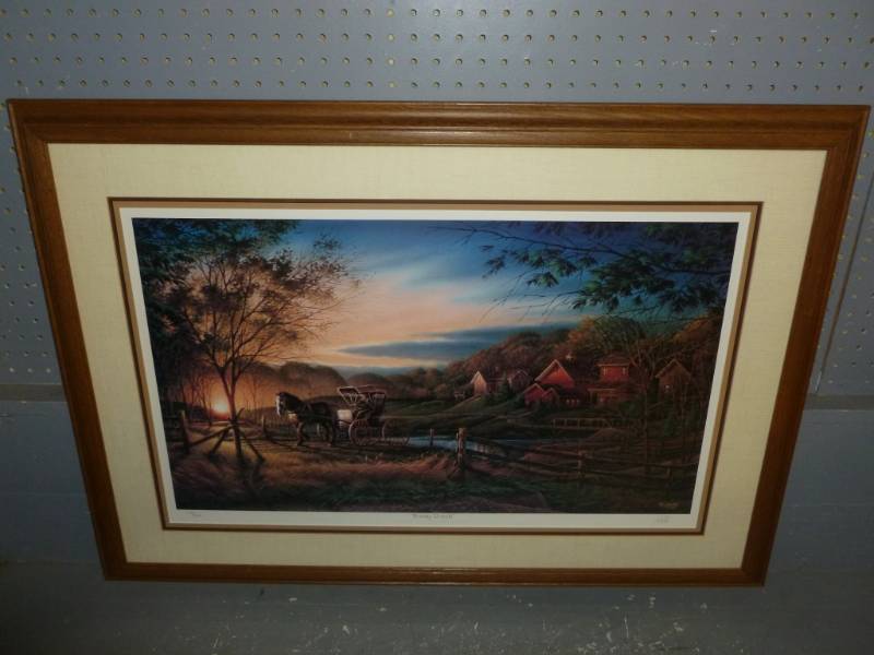 lot 4 image: Terry Redlin Print