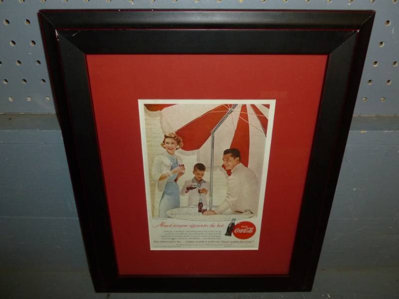 lot 17 image: Vintage Coca-Cola Picture