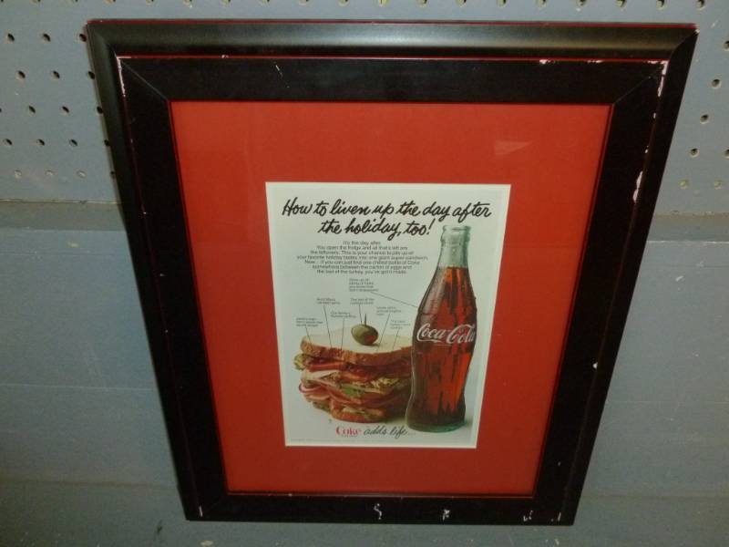 lot 38 image: Vintage Coca-Cola Picture