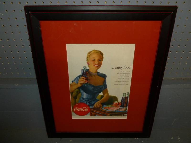 lot 71 image: Vintage Coca-Cola Picture