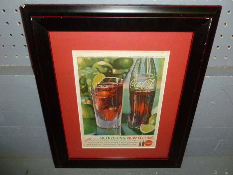 lot 73 image: Vintage Coca-Cola Picture