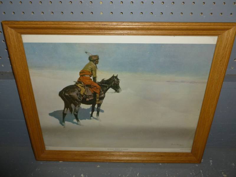 lot 88 image: Frederick Remington Print