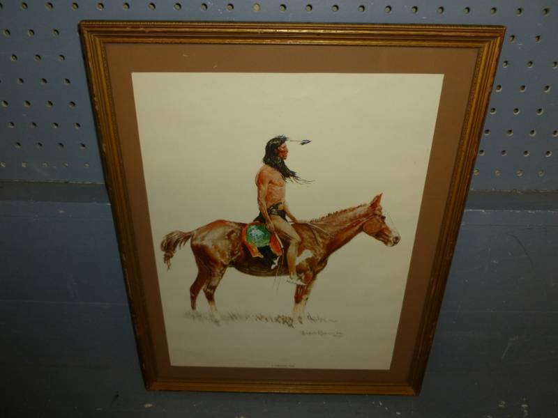 lot 93 image: Frederick Remington Print