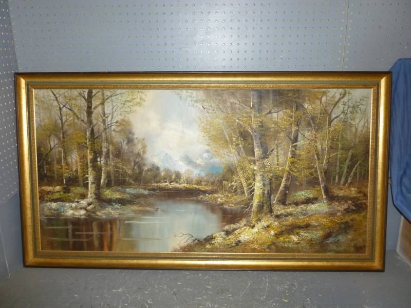 lot 181 image: Oil On Canvas