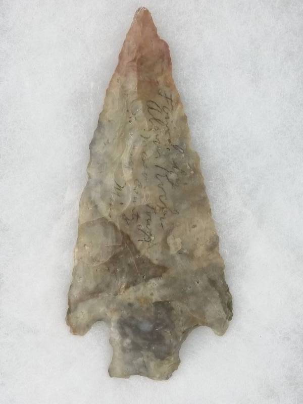 lot 10 image: 5 Native American Arrowhead