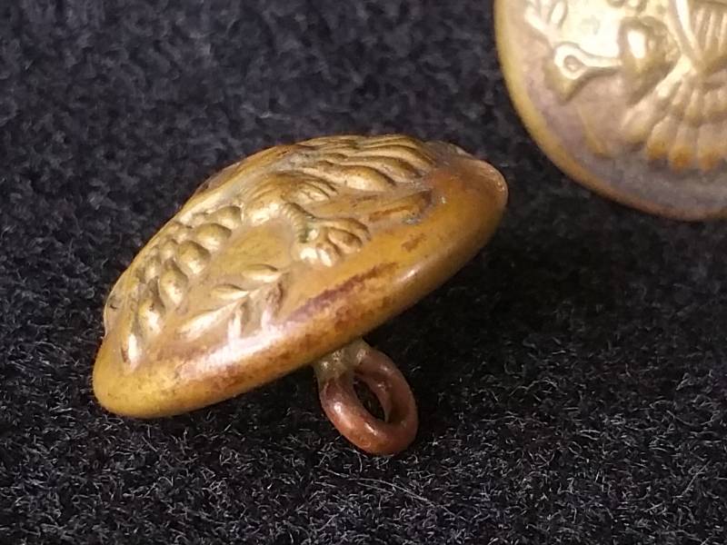 lot 41 image: Horstman of Philadelphia Civil War Era Brass Buttons