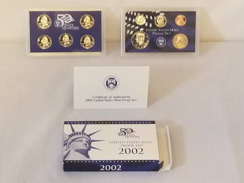 UNITED STATES MINT PROOF SET 2002