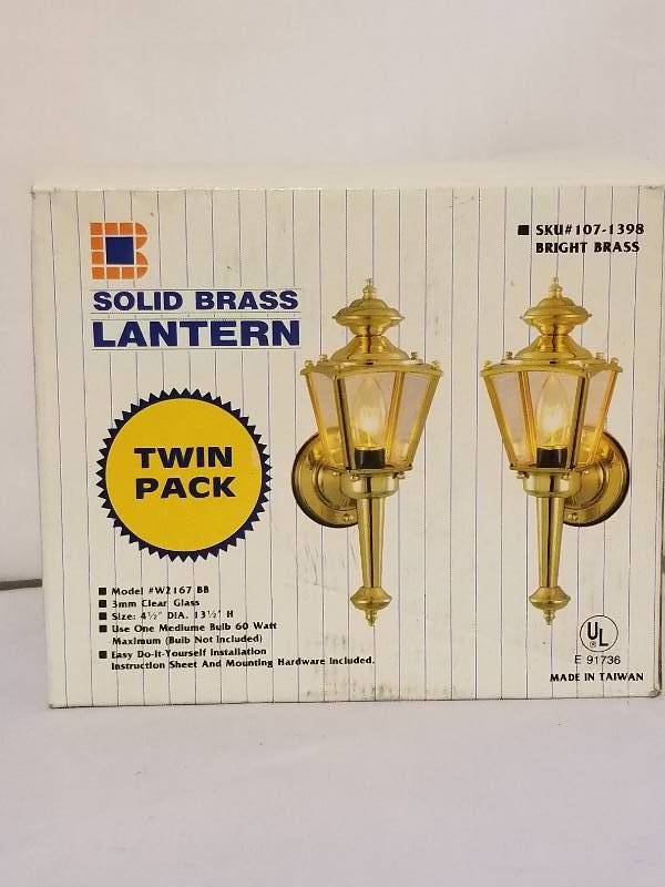 SOLID BRASS LANTERNS
