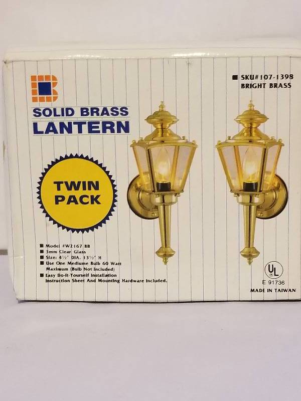SOLID BRASS LANTERN