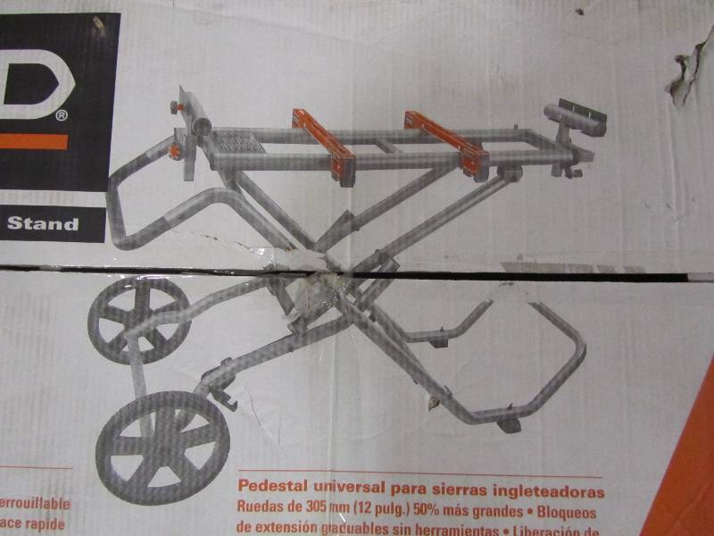lot 6 image: RIDGID Mobile Miter Saw Stand