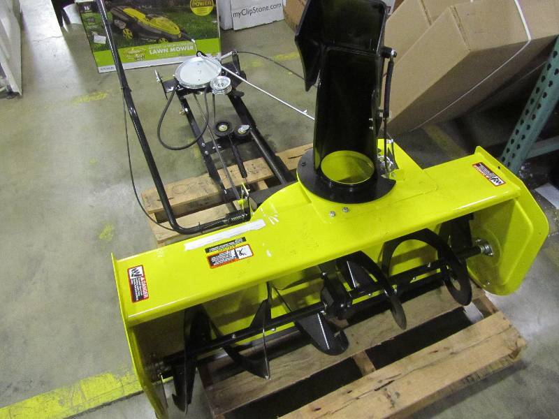 lot 26 image: John Deere 44 in. Snow Blower Attachment for 100 Series Tractors