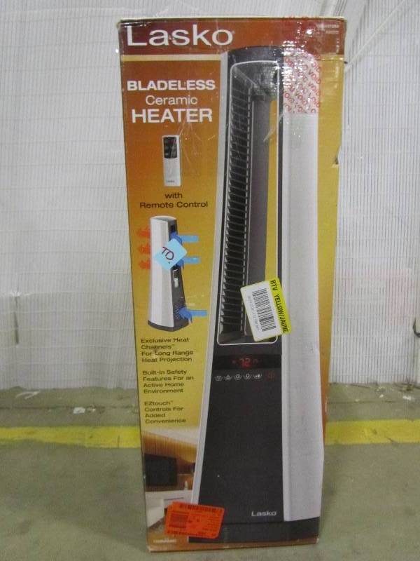 lot 55 image: Lasko Bladeless Ceramic Heater