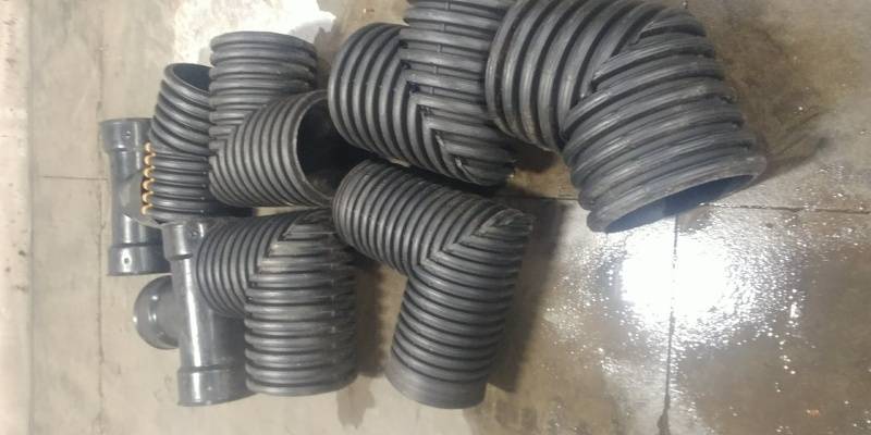 Corrugated Tile Elbows & T fittings