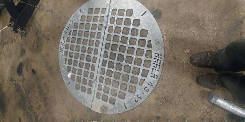 Galvanized Security Gates Sewer