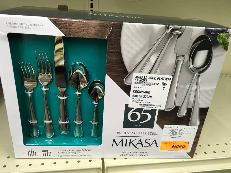MIKASA 65PC FLATWARE SET
