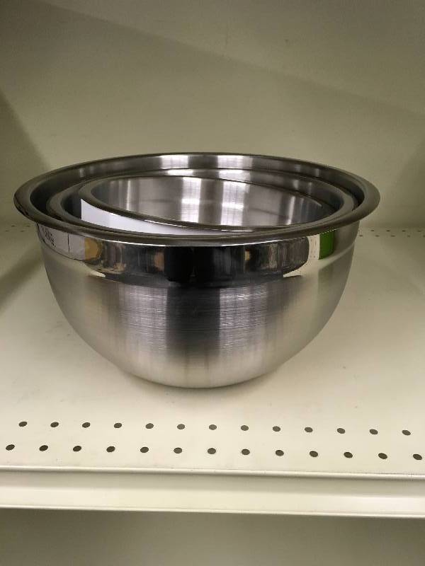 TRAMONTINA 3-PK MIXING STAINLESS STEEL