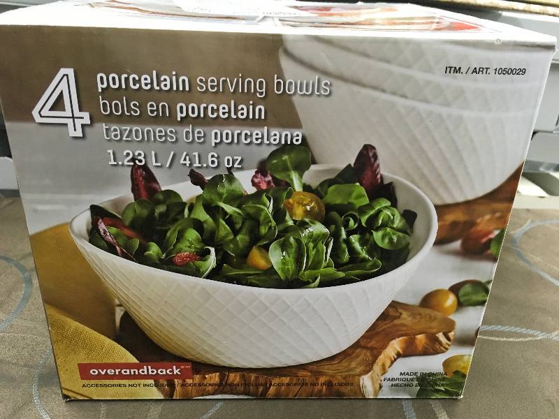 OVER&BACK 4PC SERVE BOWLS