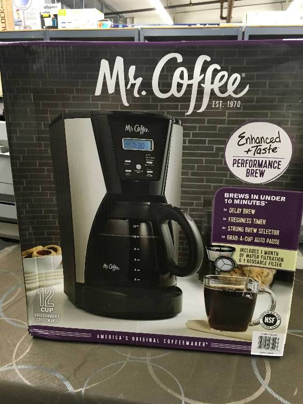 MR. COFFEE 12-CUP BREWER