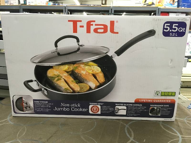 T FAL 5.5QT DEEP SAUTE PAN