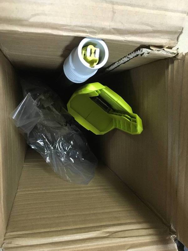 lot 31 image: Ryobi 40-Volt Lithium-Ion Cordless String TrimmerEdger - Battery and Charger not Included