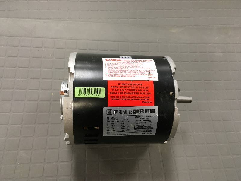 lot 48 image: Dial Manufacturing Inc. .33HP 2 Speed Evaporative Cooler Motor