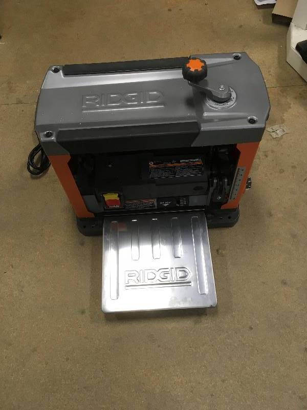 lot 63 image: Ridgid 13 in. Thickness Planer in working conditions