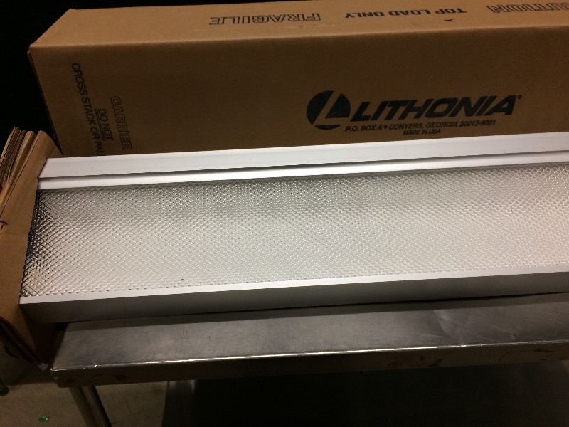 lot 30 image: Lithonia Lighting Recessed Fluorescent Light Fixture GEB10IS - Looks New In Box But Not Sure - Not Tested