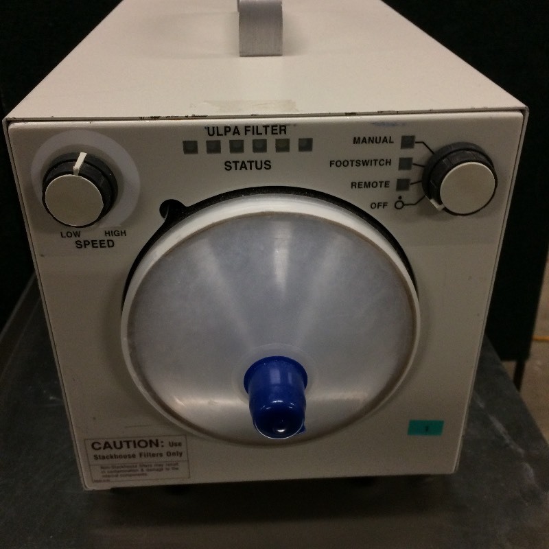 lot 37 image: Stackhouse AirSafe VersaVac 2 Medical Smoke Filtration System - Excellent Working Condition