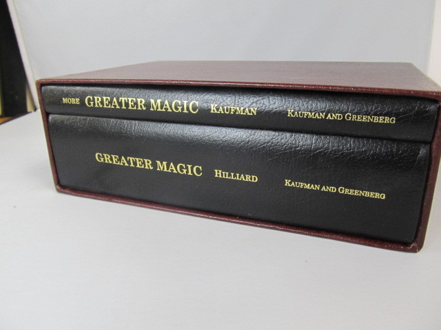 lot 44 image: SIGNED Greater Magic Hardcover Book Set