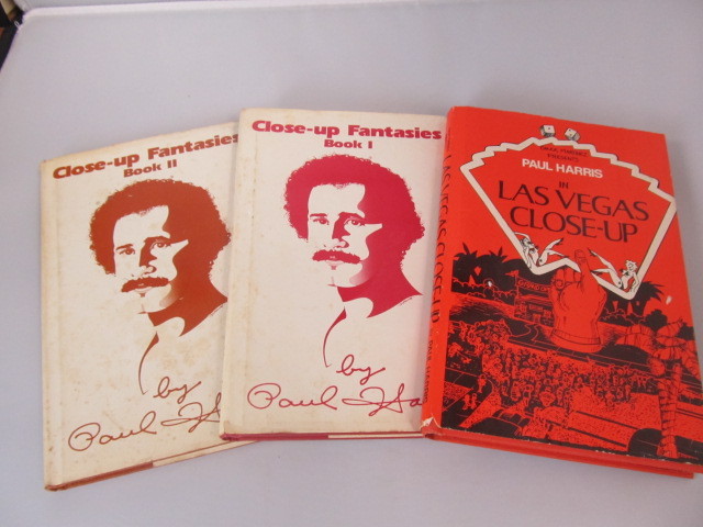 lot 46 image: Vintage PAUL HARRIS Magic Books - 2 SIGNED