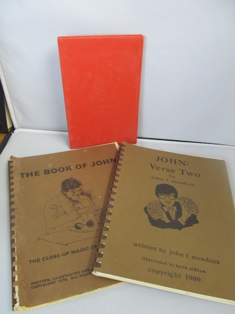 lot 47 image: Vintage JOHN MENDOZA Magic Books - ALL SIGNED