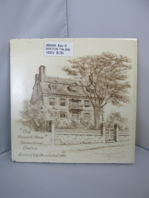lot 55 image: Antique 19th Century Signed MINTON Pottery Tile