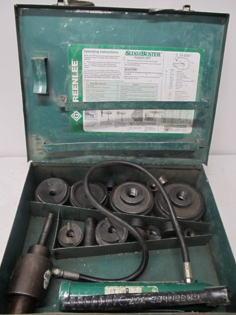 lot 75 image: GREENLEE 7310SB Slugbuster Knockout Punch Set