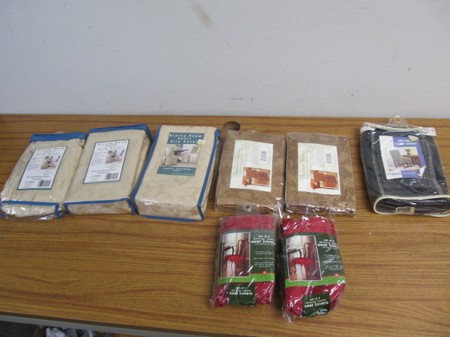 lot 184 image: Lot of Brand New Chair Slip Covers