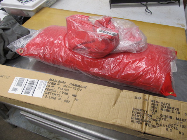 lot 16 image: Unused in Box MARLBORO Hammock